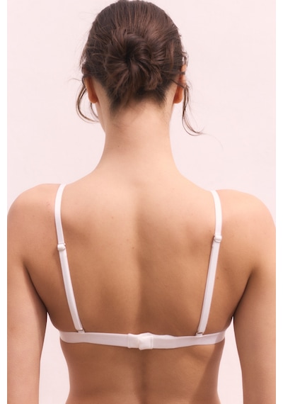 Penti Kırık Beyaz Lace Dantel Üçgen Sütyen