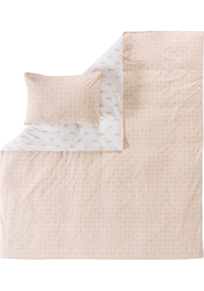 Mix & Match Noelle %100 Pamuk Tek Kişilik Nevresim Seti Bej