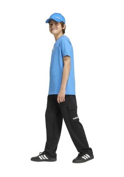 Adidas Essentials Çocuk Mavi Yuvarlak Yaka Tişört Mavi