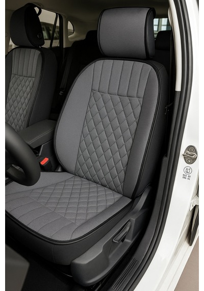 Alfa Romeo Giulietta 2014 Ve Sonrası Uyumlu Oto Koltuk Minderi Ergonomik Elegance 2'li Lüks Set Gri