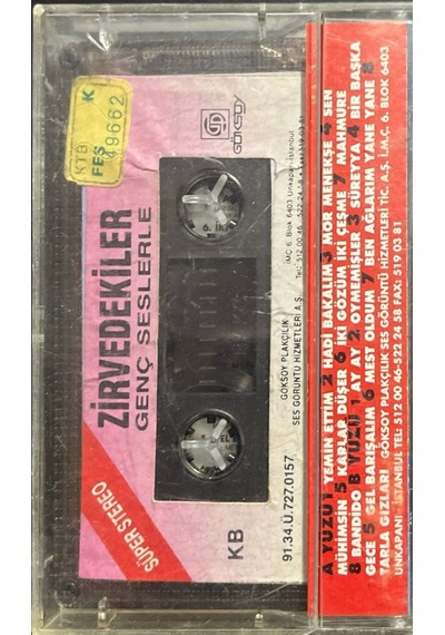 Plak Değildir Kaset Tir Zirvedekiler Genç Seslerle Kaset
