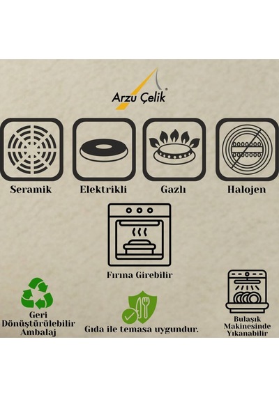 3lü Granit Yuvarlak Fırın Tepsisi Seti - Mürdüm Çok Renkli