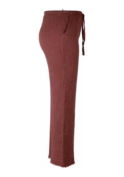 Trender Kanvas Kadın Pantolon 5504 Mürdüm