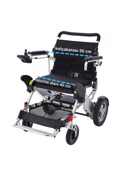 Poylin P209 XL Ultra Hafif Lityum Akülü Tekerlekli Sandalye