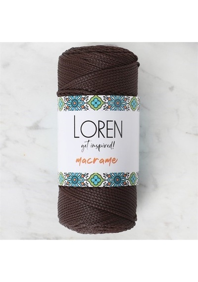 Loren Macrame Kahverengi El Örgü İpi - Rm 0210 - 34338