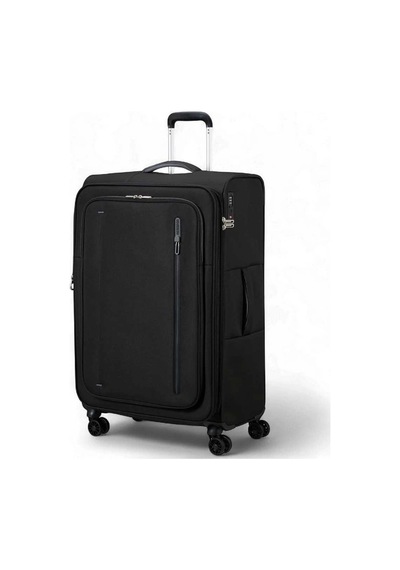 American Tourister Siyah Erkek Çekçekli Kumaş Valiz Cloudrıder-spınner L Exp Tsa