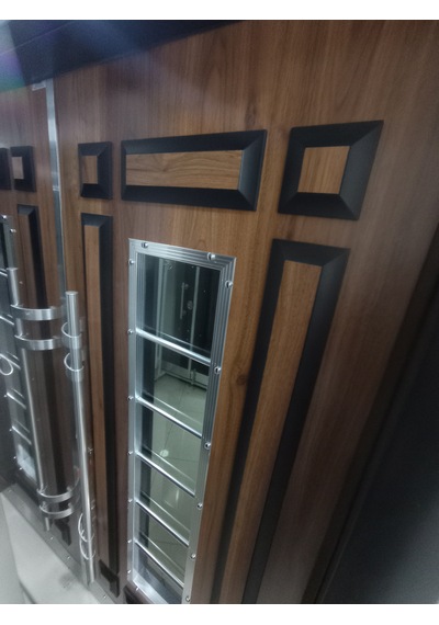 Çelik Kapı Modelleri Saruhan Kabartma Model Bina Kapısı Sağ