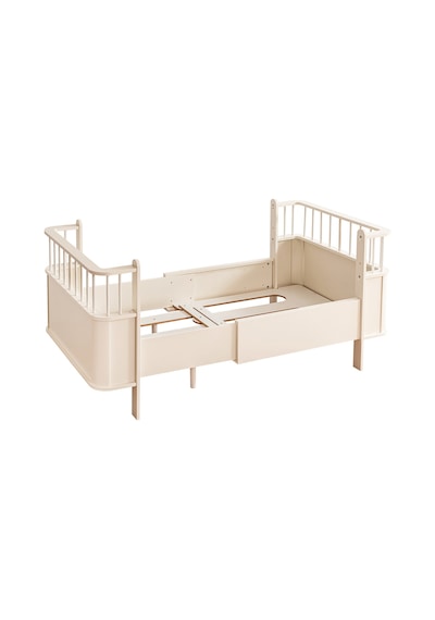 Mdf Beşik, Dünya Büyüyen Beşik 80x130 - 1 Adet 80x130 Comfort Yatak Beyaz