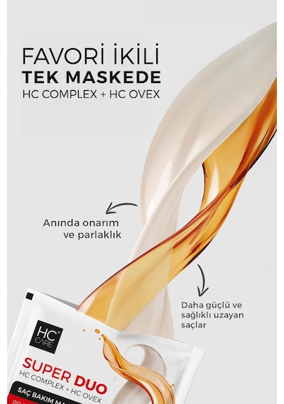 Hc Care Super Duo Saç Bakım Maskesi 40 ML