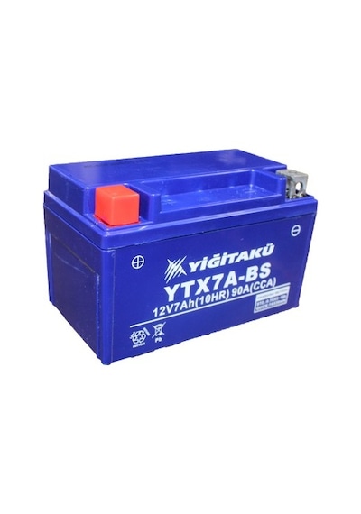 Yiğit YTX7A-BS 12V 7Ah Motosiklet Aküsü Aküsü 2023 Mayıs Üretim