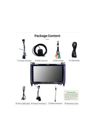 Mercedes Benz B200/ A-class W169 / B-class W245 Multimedya Navigasyon Usb Kamera Carplayer Uyumlu