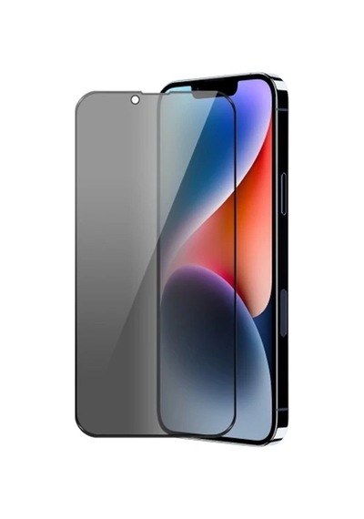 Ally İphone 14 6.1 3d Full Privacy Gizlilik Cam Ekran Koruyucu Anti-spy- 5775 Mh-hs9801-9727