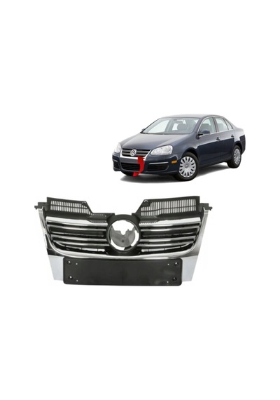Volkswagen Jetta Ön Panjur Geniş Plakalık 2006-2011 1k5853653a