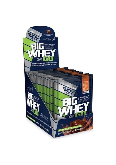 Big Joy Big Whey Go Protein 458 Gr 15 Saşe (Aroma Seçenekli)