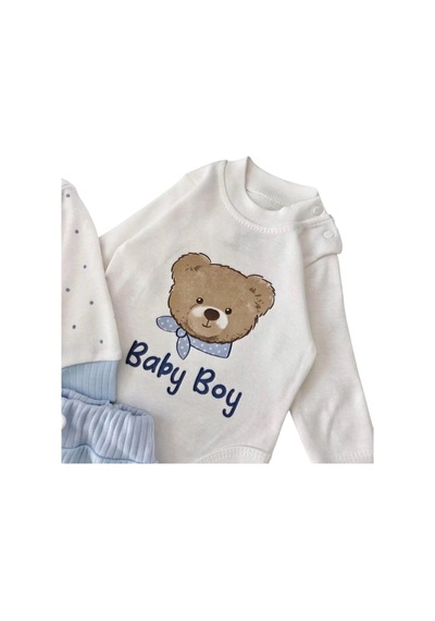 Altıntaş Baby Cute Teddy Bear %100 Pamuk Kapüşonlu Hırka Pantolon Body'li 3lü Takım Set Cute Teddy Bear Koyu Mavi Cute Teddy Bear Koyu Mavi Altıntaş Baby Cute Teddy Bear %100 Pamuk Kapüşonlu Hırka Pantolon Body'li 3lü Takım Set Cute Teddy Bear Koyu Mavi Cute Teddy Bear Koyu Mavi