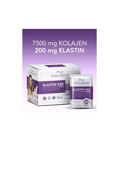 Colastin 7500 Mg Kolajen 200 Mg Elastin 30 Adet Toz Saşe Kolay Ve Yumuşak Içim