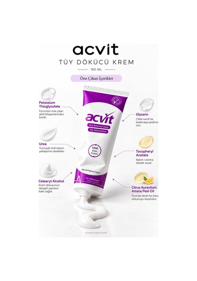 Acvit Tüy Dökücü Krem 150 ML