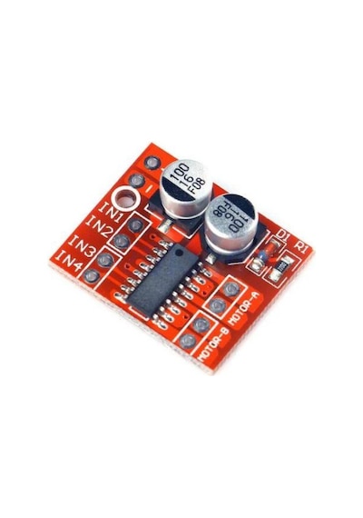 Elektronikport-Mini L298N Çift Motor Sürücüsü (H Bridge Motor Driver)