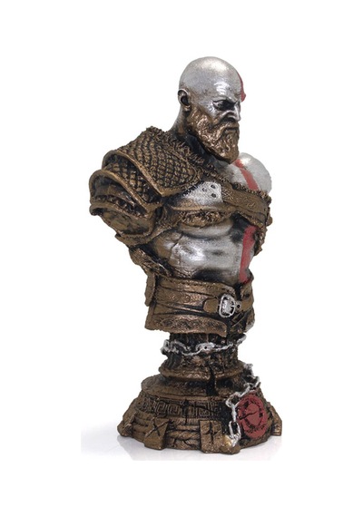 10 Adet Kratos 2 Büst Model 136 Dekoratif Büst Heykeli 18 X 11 Cm Ev Ve Ofis Bust Sculpture 1