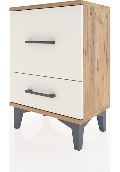 Arges Komodin 2 Çekmeceli 44x30x64 Çam-aytaşı Atlas Çam