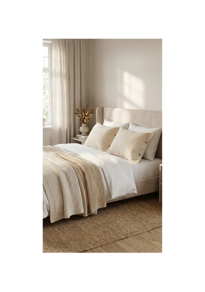 4 Katlı Müslin Naturel %100 Pamuklu 2 Adet Yastık Kılıfı 50x70cm Ekru - 875312156 Ekru