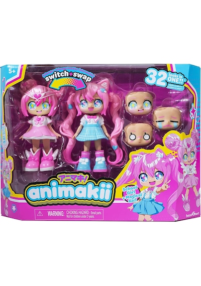 Animakii Bebek Ve Aksesuar Seti - School Girl Ve Magical Girl