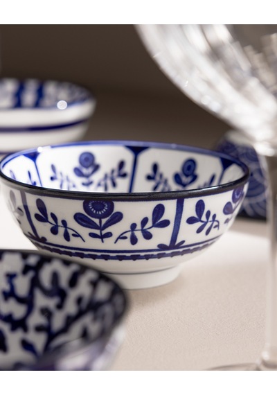 Reve Bleu Manon Kase Seti - Mavi/beyaz - 12 Cm 8684427358436 Çok Renkli