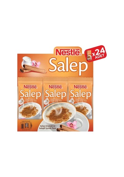Nestle Toz Salep 17 Gr X 24lü Paket 8'li Paket
