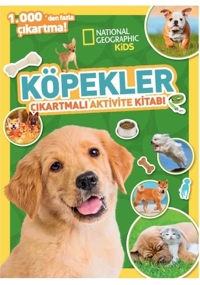 National Geographic Kids Köpekler Çıkartmalı Faaliyet Kitabı
