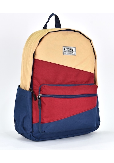 Fossil Unisex Çok Gözlü Günlük Seyahat Okul Sırt Çantası Bordo 9507