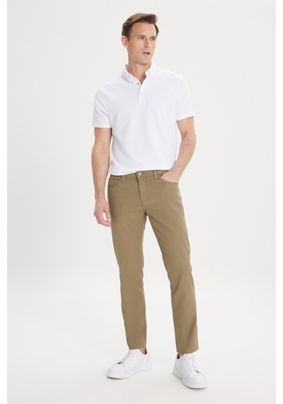 AC&Co / Altınyıldız Classics Erkek Yesıl Slim Fit Dar Kesim 5 Cep Armürlü Esnek Pantolon Yeşil AC&Co / Altınyıldız Classics Erkek Yesıl Slim Fit Dar Kesim 5 Cep Armürlü Esnek Pantolon Yeşil