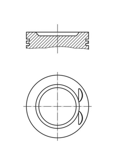 Piston Segman - Dacia Sandero, Duster, Logan - Mahle-0220600