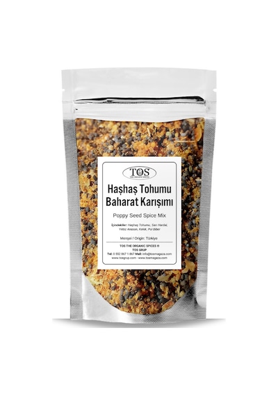 Tos The Organic Spices Haşhaş Tohumu Baharat Karışımı 500 G