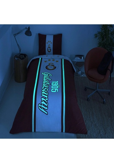 Taç Lisanslı Nevresim Takımı Galatasaray 1905 Glow Tek Kişilik 120 X 200 Cm