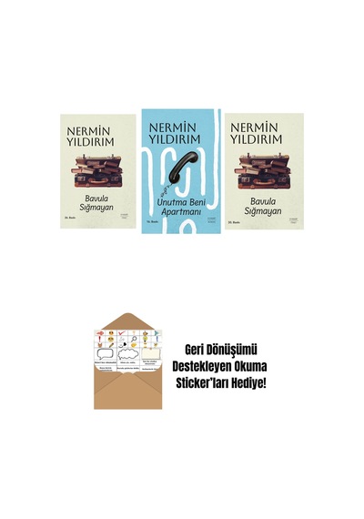 Bavula Sığmayan Ciltli + Unutma Beni Apartmanı Ciltli + Bavula Sığmayan + Okuma Sticker'ları