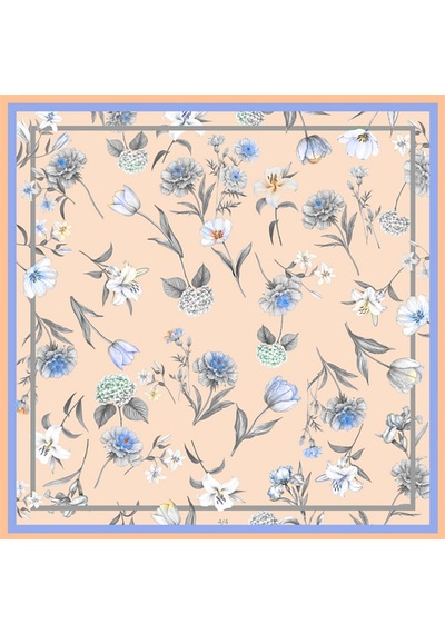Deserto Fashion 2026 Avantgarde Serisi %100 İpek Saten Eşarp 90x90 Mint