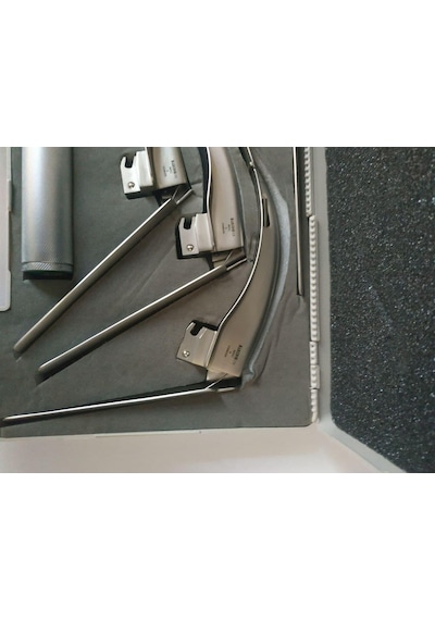 Archer Fiber Optik Laringaskop Seti Flexi Zor Entübasyon 4 Blade