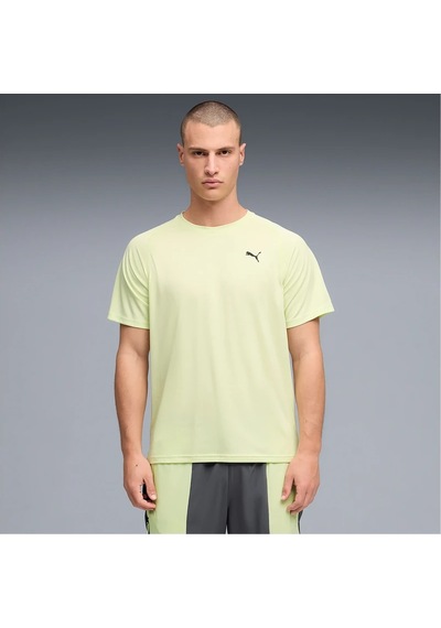 Puma M Pwrtraın Fabrıc Mıx Erkek T-shirt 528535-24 Kırmızı