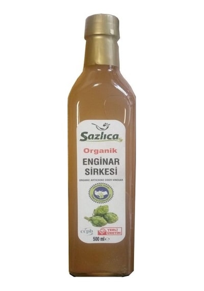 Sazlıca Organik Enginar Sirkesi 500 ML