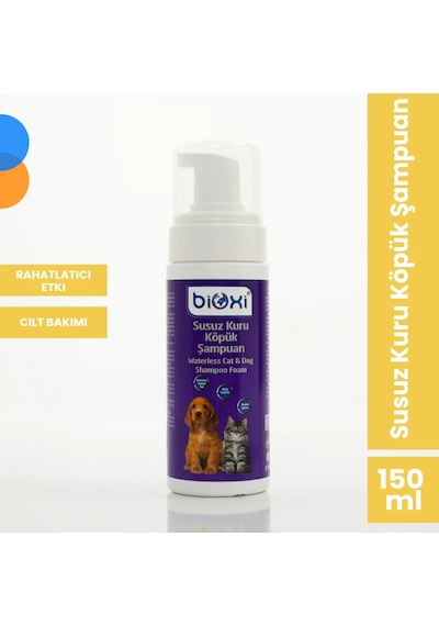 Bioxi Susuz Kuru Köpük Şampuan 150 Ml Köpük Pompalı İle Kolay Ve Pratik Temizlik