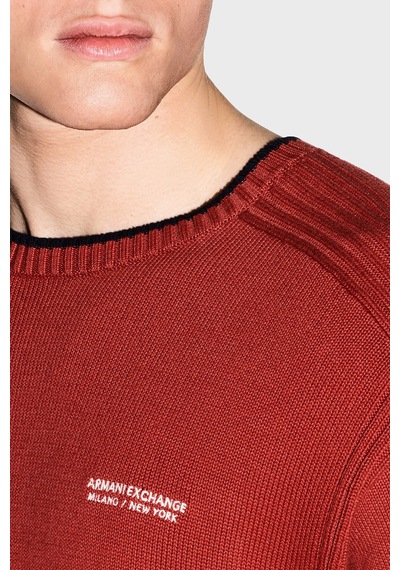 Armani Exchange Pamuk Karışımlı Regular Fit Bisiklet Yaka Kazak Erkek Kazak Xm003009 Af28775 U5012 Kiremit Armani Exchange Pamuk Karışımlı Regular Fit Bisiklet Yaka Kazak Erkek Kazak Xm003009 Af28775 U5012 Kiremit