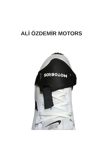Ali Özdemir Motors Motosiklet Ayakkabı Koruma Pedi Siyah Ayarlanabilir Boyut