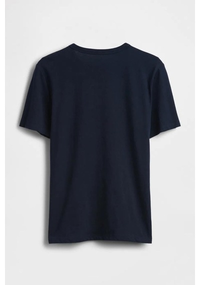 Gap Erkek Çocuk Logo Detaylı Lacivert T-shirt-13563 Lacivert