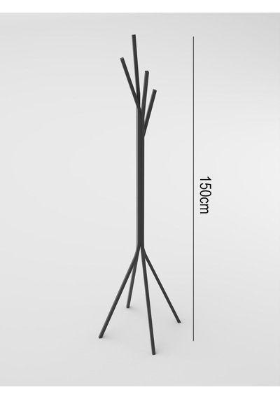 Retodesign Metal Papatya Askı Siyah 2076s
