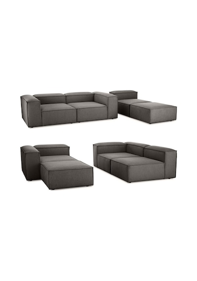 Relax Soft 4 Modül Köşe Takımı Antrisit-kahve Keten 650 Antrisit Relax Soft 4 Modül Köşe Takımı Antrisit-kahve Keten 650 Antrisit