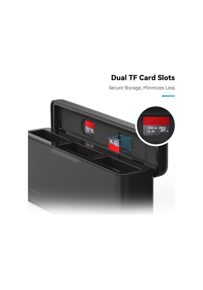 Telesın Djı Osmo Action 6 5 Pro/osmo 360 Üçlü Yuvası Pd3.0 Hızlı Şarj Pilleri Kılıfı Tip-c Kablosu İle Çift K