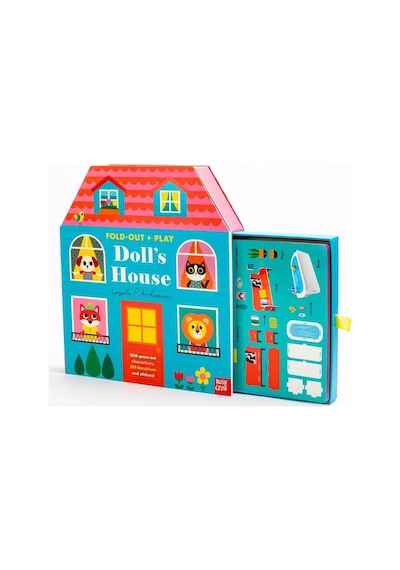 Nosy Crow - Fold-out + Play: Doll's House