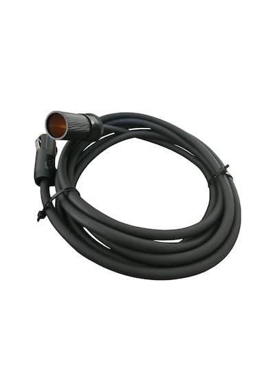 Araç Çakmak Uzatma Kablosu 12-24 Volt 16amper 2 X1,5mm Ttr Bakır 3 Mt-siyah