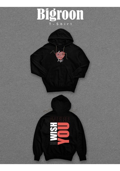 Love Is The Trap Aşk Bir Tuzaktır Dikenli Heart Sweatshirt Unisex Kapüşonlu Hoodie 001