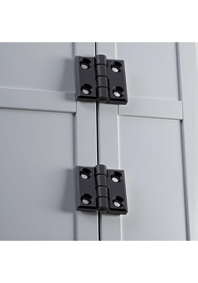 Siyah Metal 4 Adet Set Yaprak Menteşe 30x30mm Dayanıklı Mobilya Kapı Dolap Çekmece Kapak Aksesuar Diğer